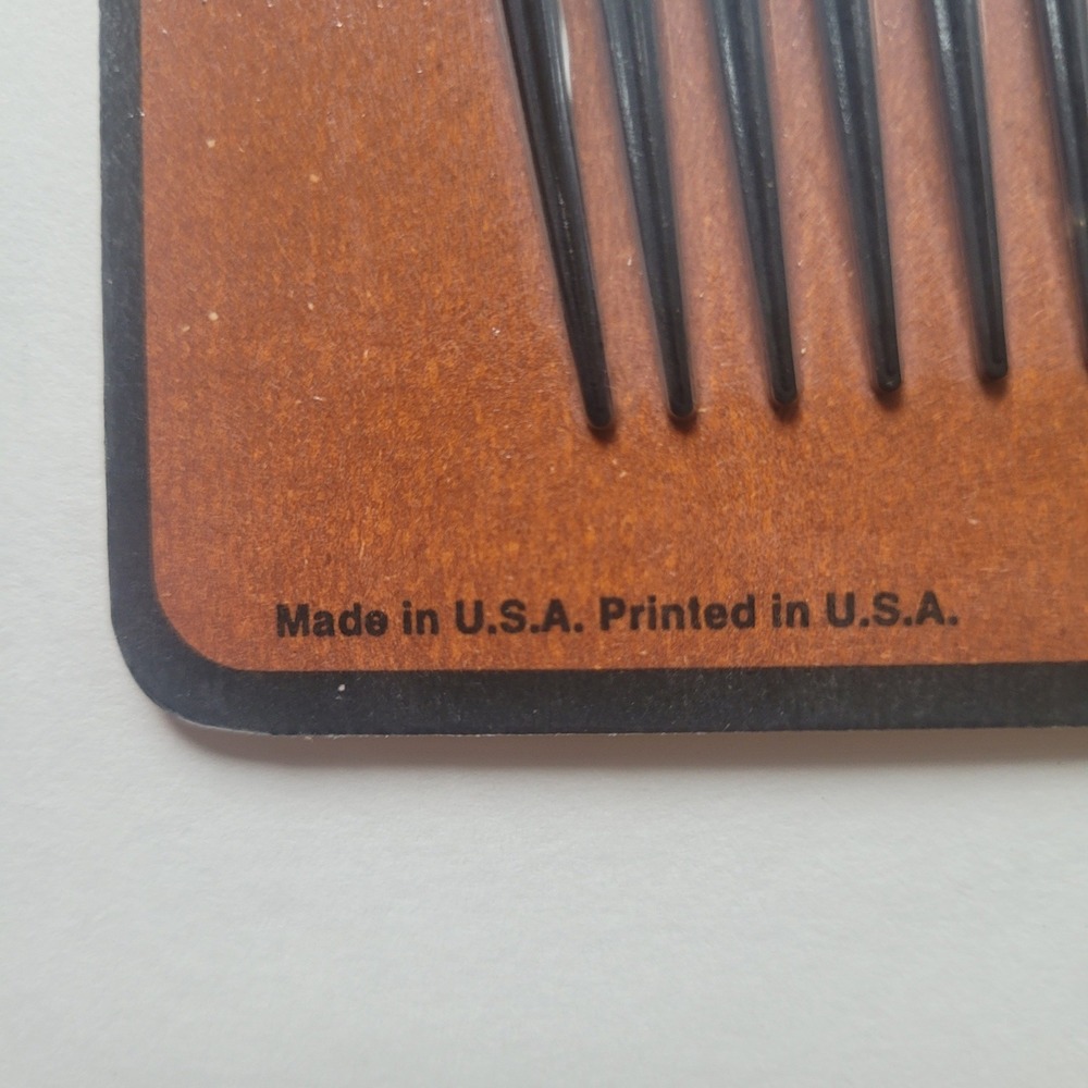 Vintage Antonio's Afro Rake No. 007 Pik Black USA Lot of 3 NOS - Picture 4 of 4